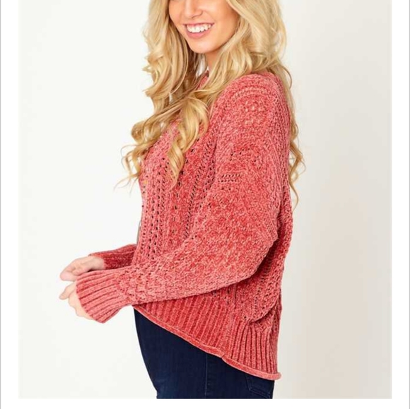 NWT Altar'd State Myra Chenille Sweater - Picture 3 of 6